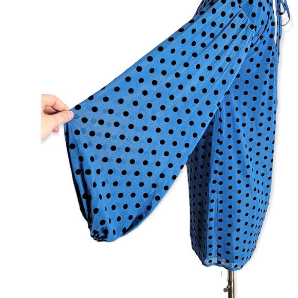 Lovers + Friends Delaney Shift Mini Dress Polka Dot Blue Size XXS - Picture 6 of 14